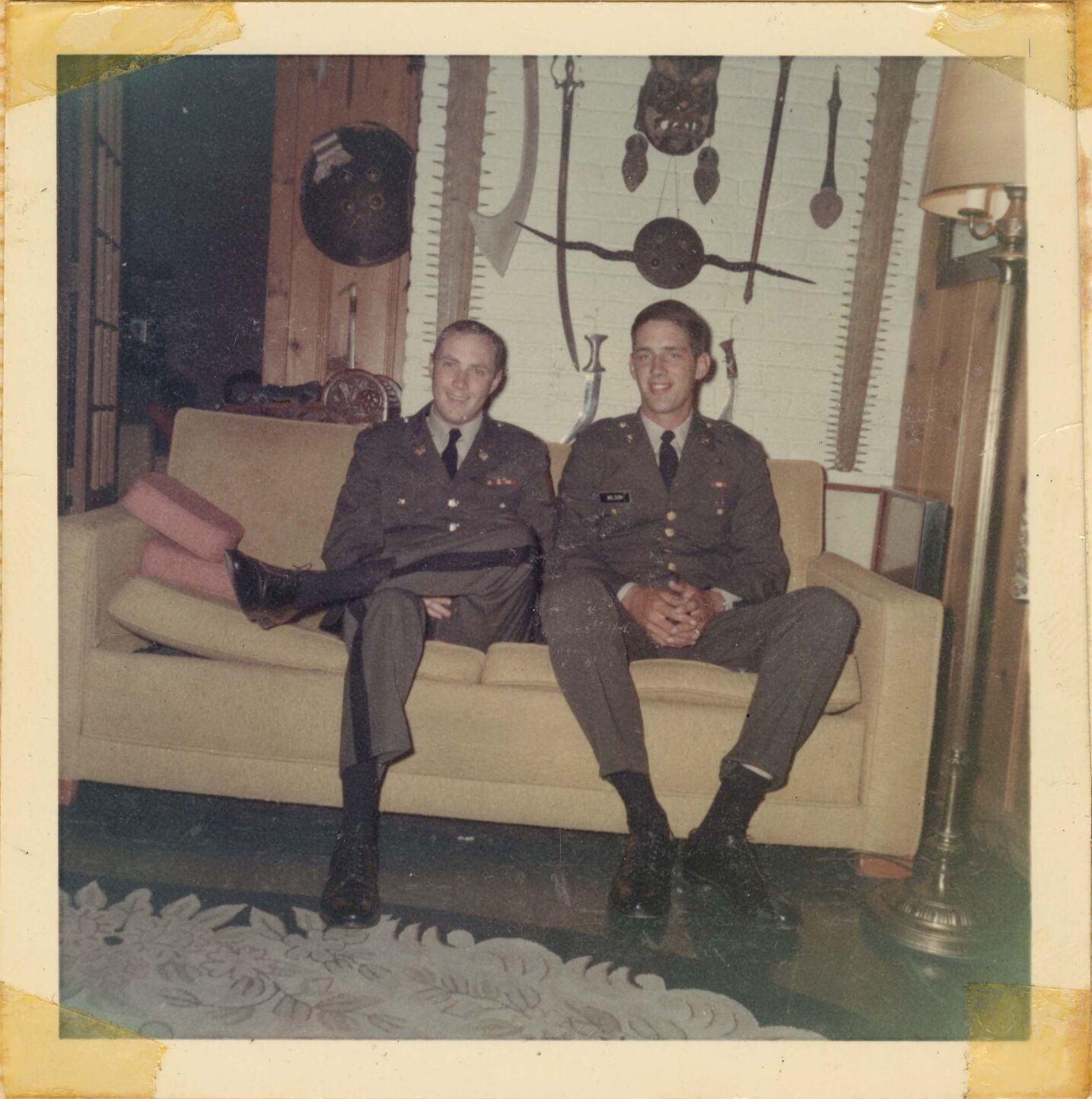 Rick Berry and his childhood best friend, 1967